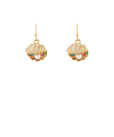 Polished Shell Earrings