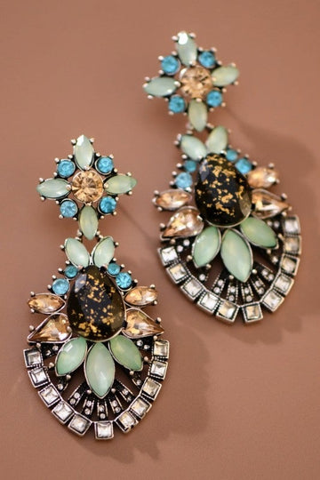 Coastal Bloom Statement Earrings