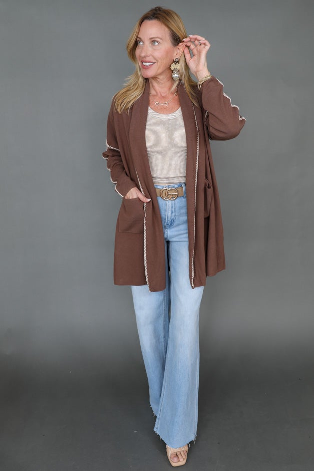 Everyday Ease Whipstitch Cardigan *Final Sale*