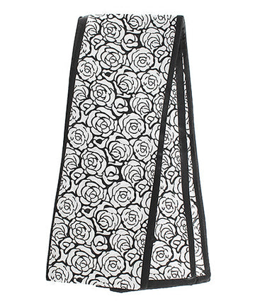 Charming Twilly Rose Print Narrow Scarf