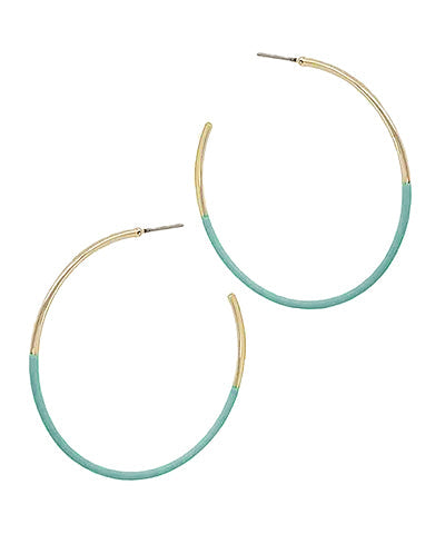 Gleaming Half Earrings