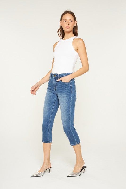 Mica Denim Mid Rise Skinny Capri *Final Sale*