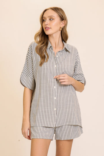 Contrast Raglan Shirt
