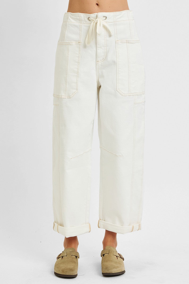 Utility Barrel Cargo Denim