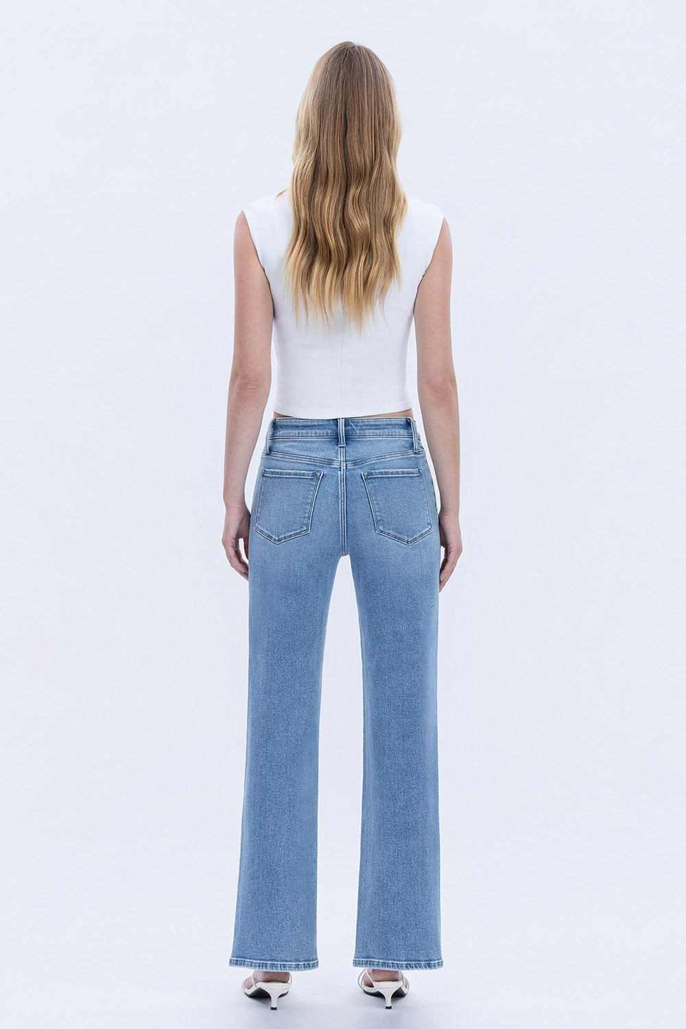 Westline Slim Wide Leg Jeans