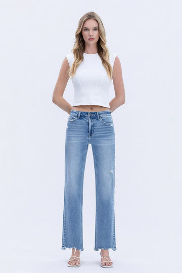 Westline Slim Wide Leg Jeans