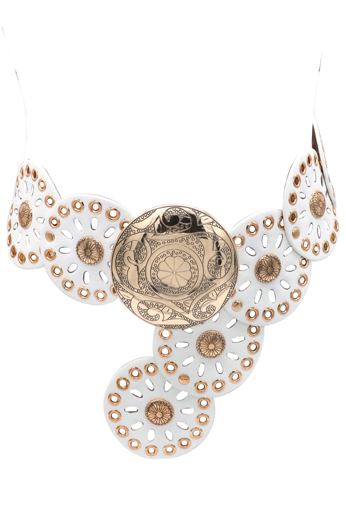Mandala Disc Boho Statement Belt