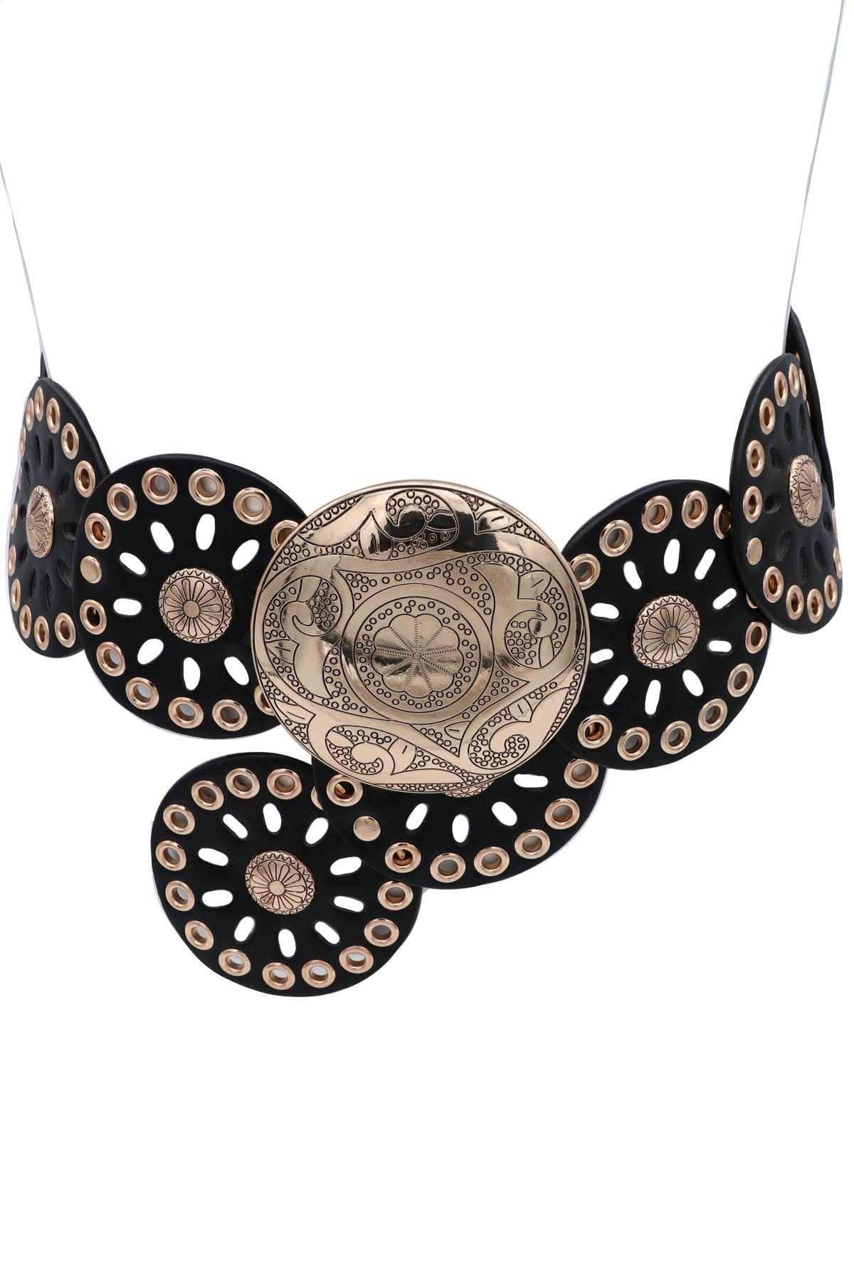 Mandala Disc Boho Statement Belt