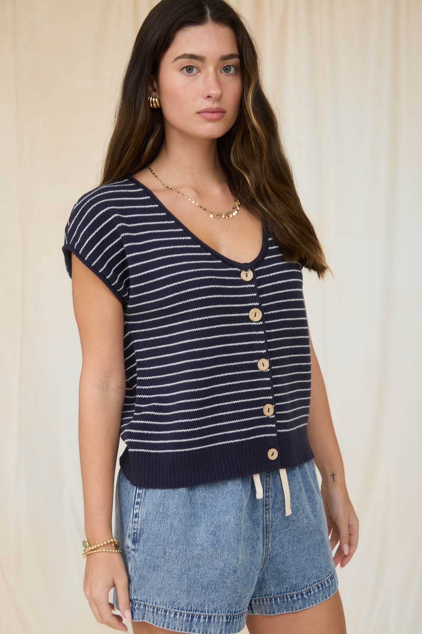 Lake House Stripe Cardigan
