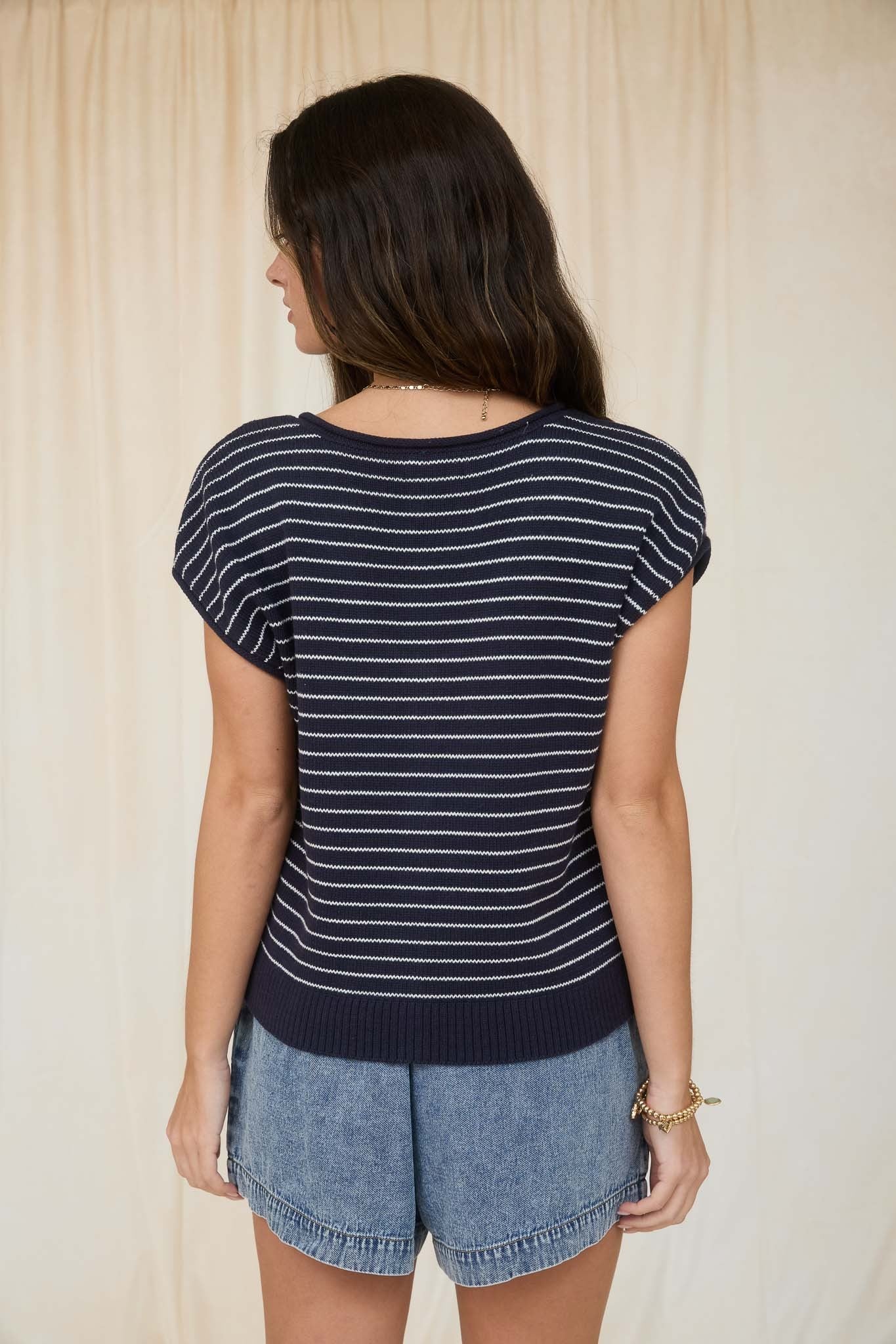 Lake House Stripe Cardigan