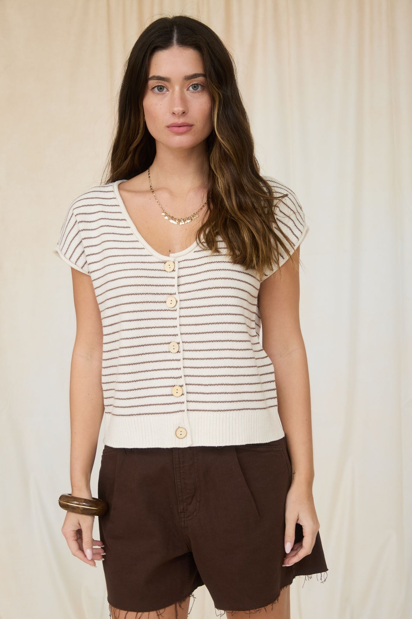 Lake House Stripe Cardigan