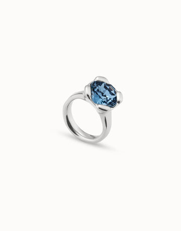 Charismatic Blue Crystal Ring