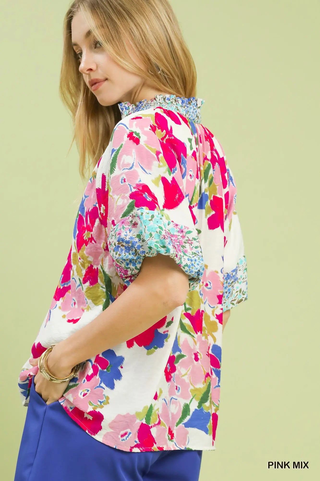 Printed Woven Top