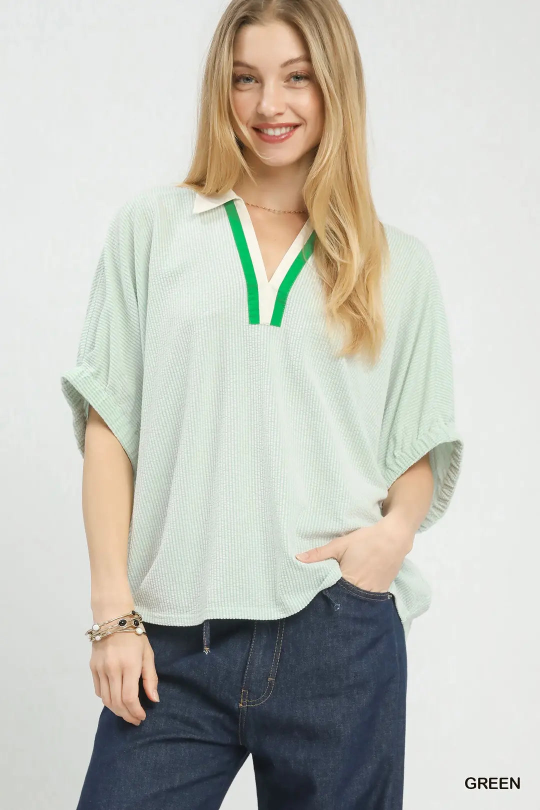 Garden Club Green Top