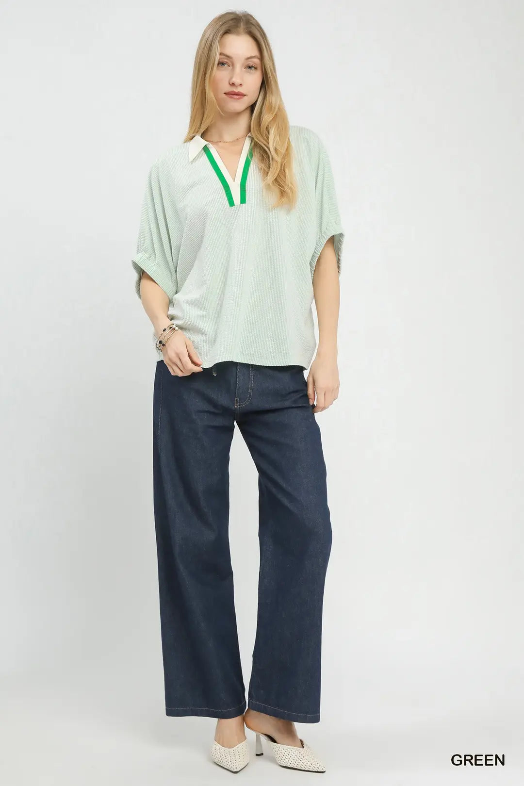 Garden Club Green Top