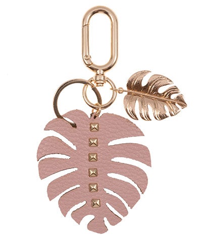 Tropical Monstera Leaf Keychain