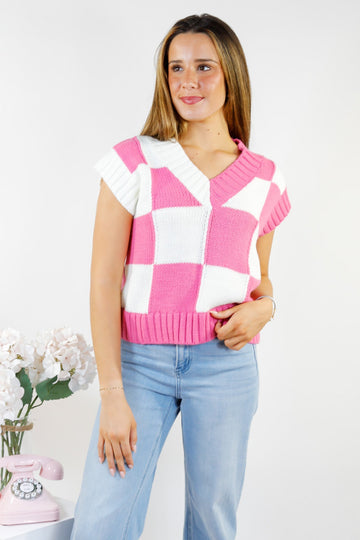 Frosted Pink Charm Vest