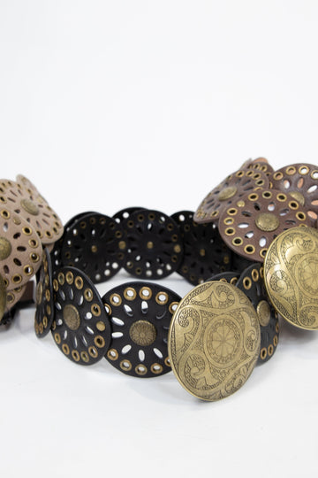 Western Mandala Concho Belt
