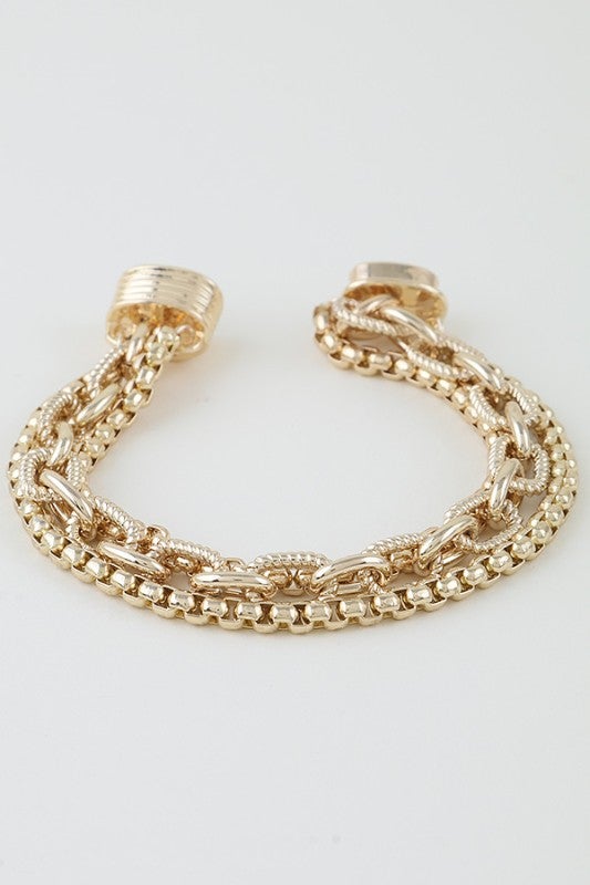 Gilded Links Bracelet