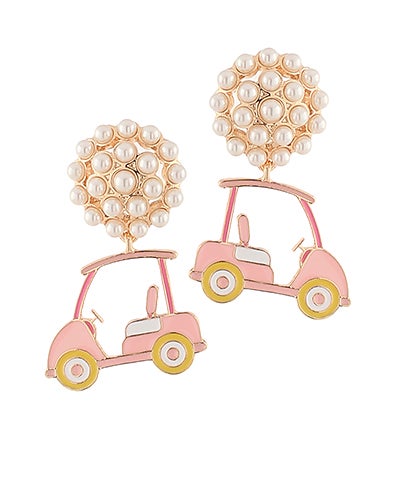 Par for the Pearl Earrings