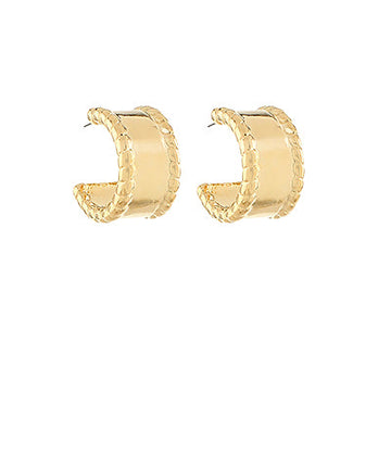 Gleaming Wide Earrings