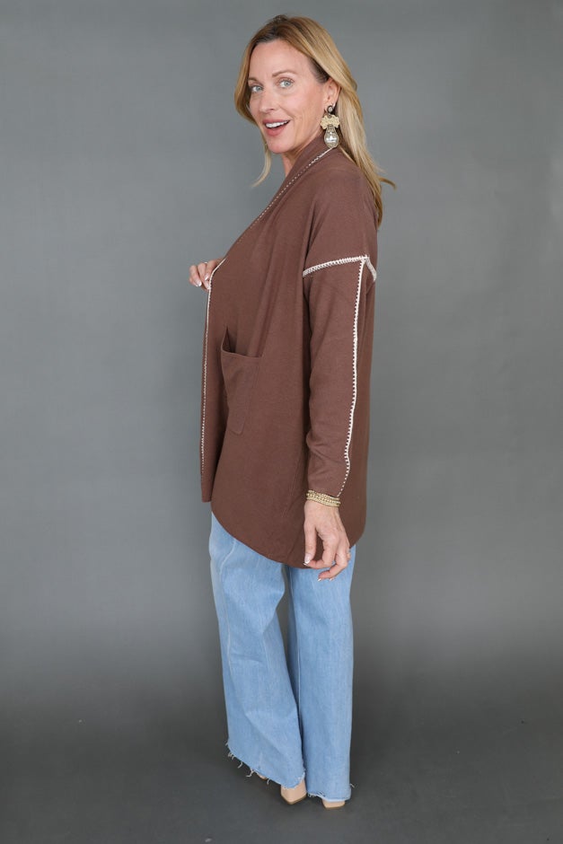 Everyday Ease Whipstitch Cardigan *Final Sale*