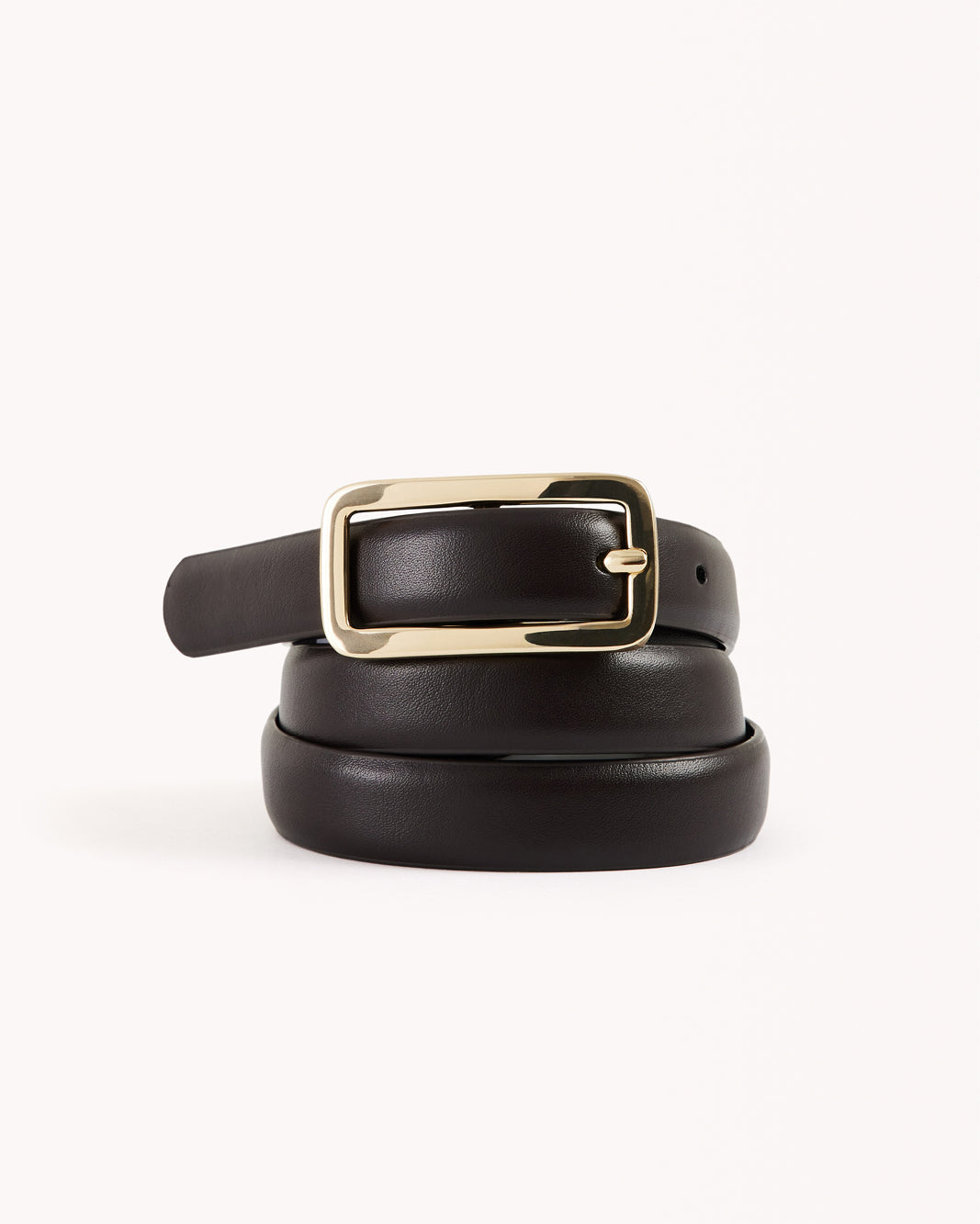 ADA BELT - DARK CACAO-GOLD