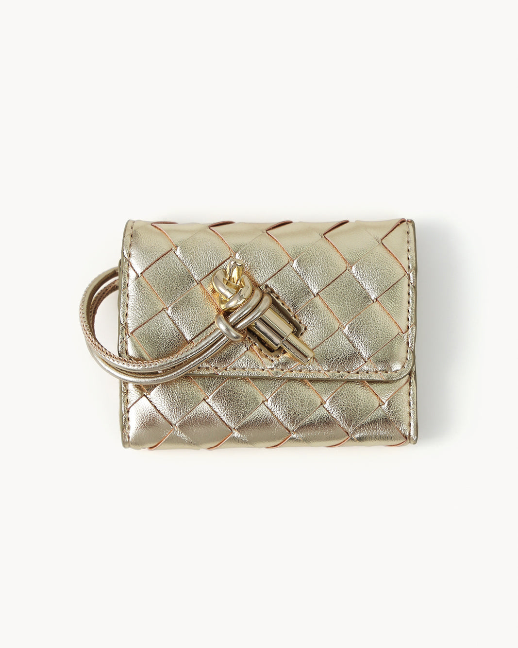 ALICE WALLET - GOLD METALLIC