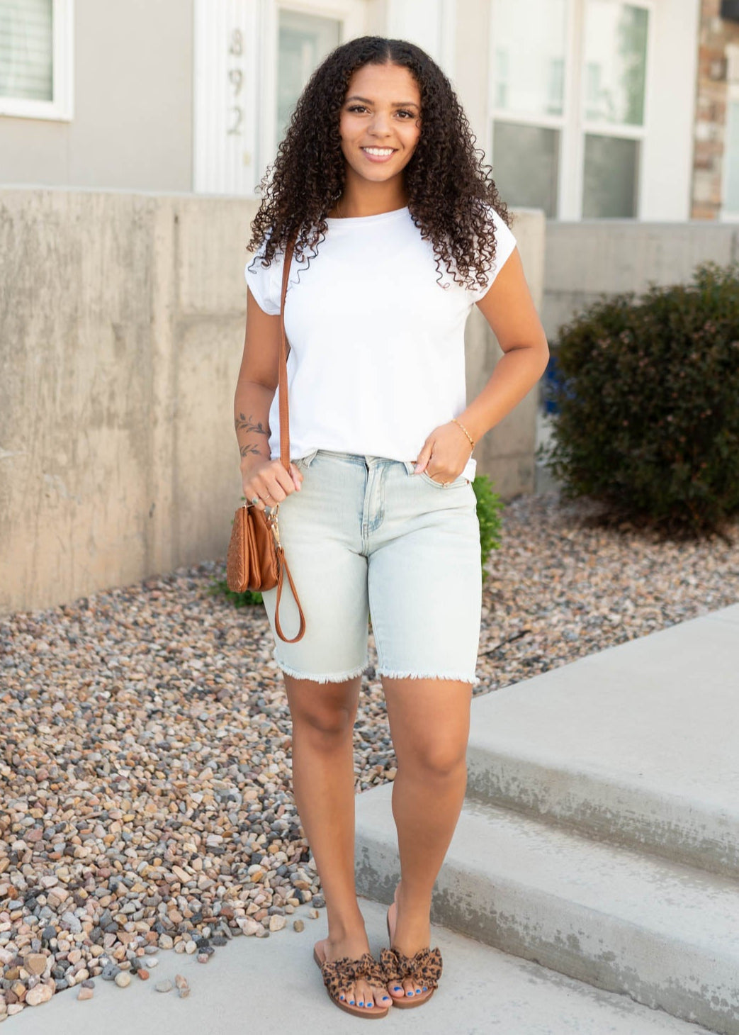 Amala White Raglan Top