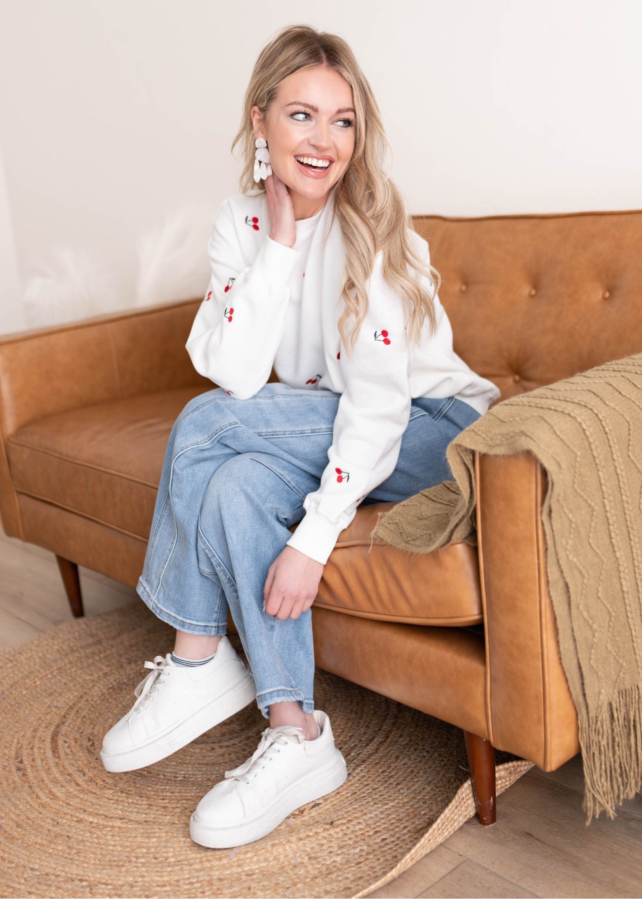 Andrea Light Denim Barrel Jeans