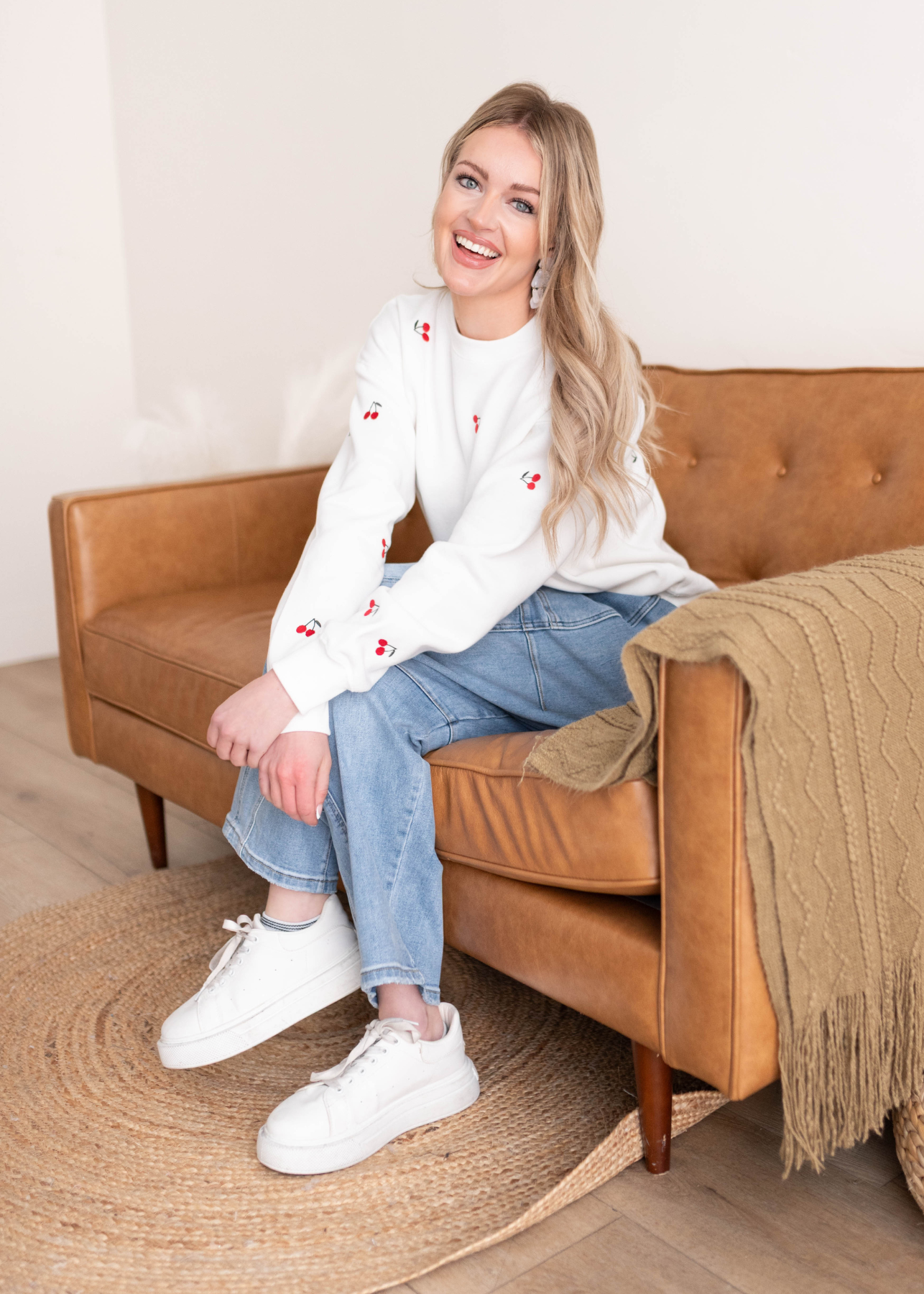 Andrea Light Denim Barrel Jeans