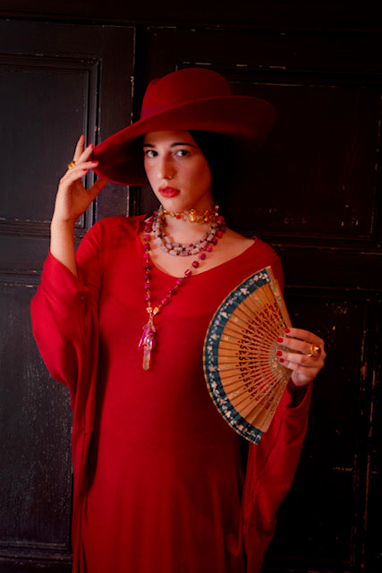 Tourmaline Multi Strand Necklace