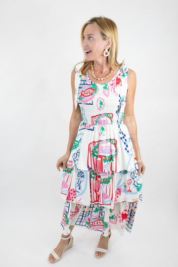 Regatta Rose Printed Midi Dress