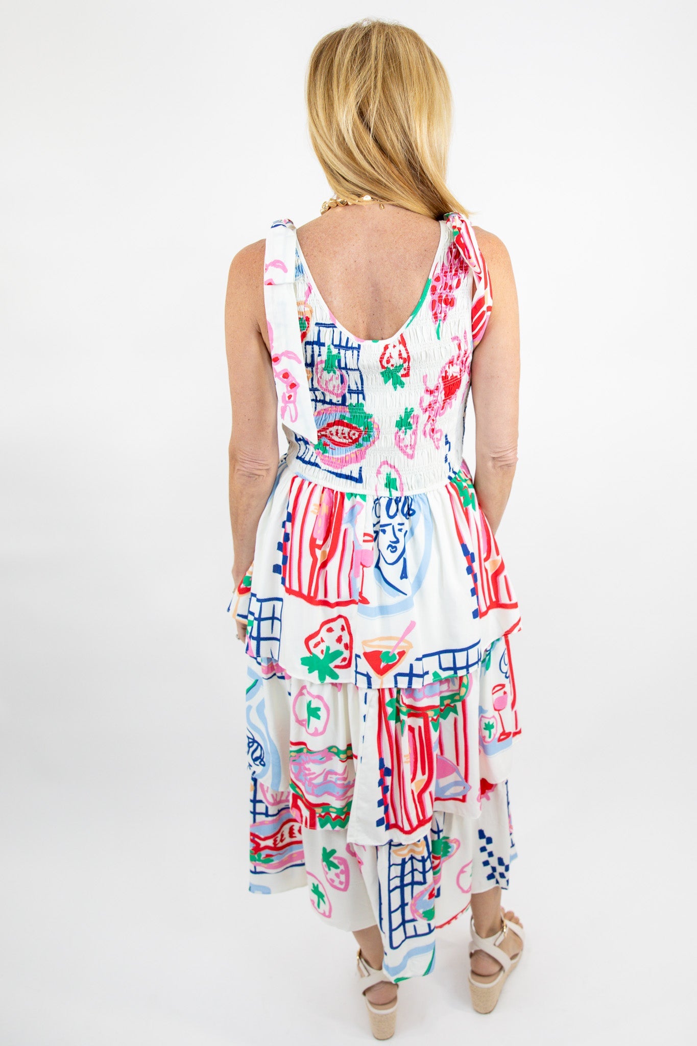 Regatta Rose Printed Midi Dress