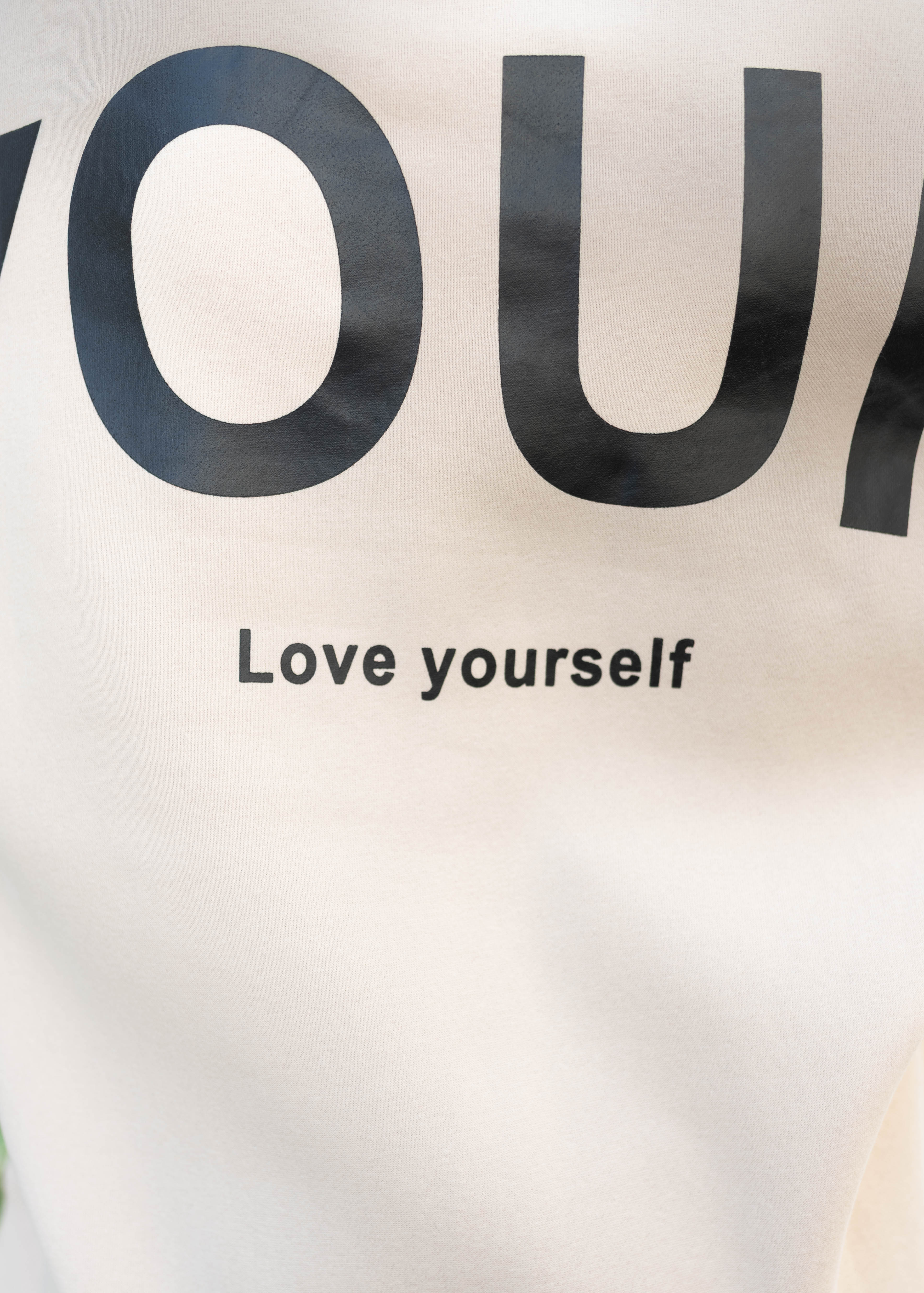 Be Yourself Cream Pullover