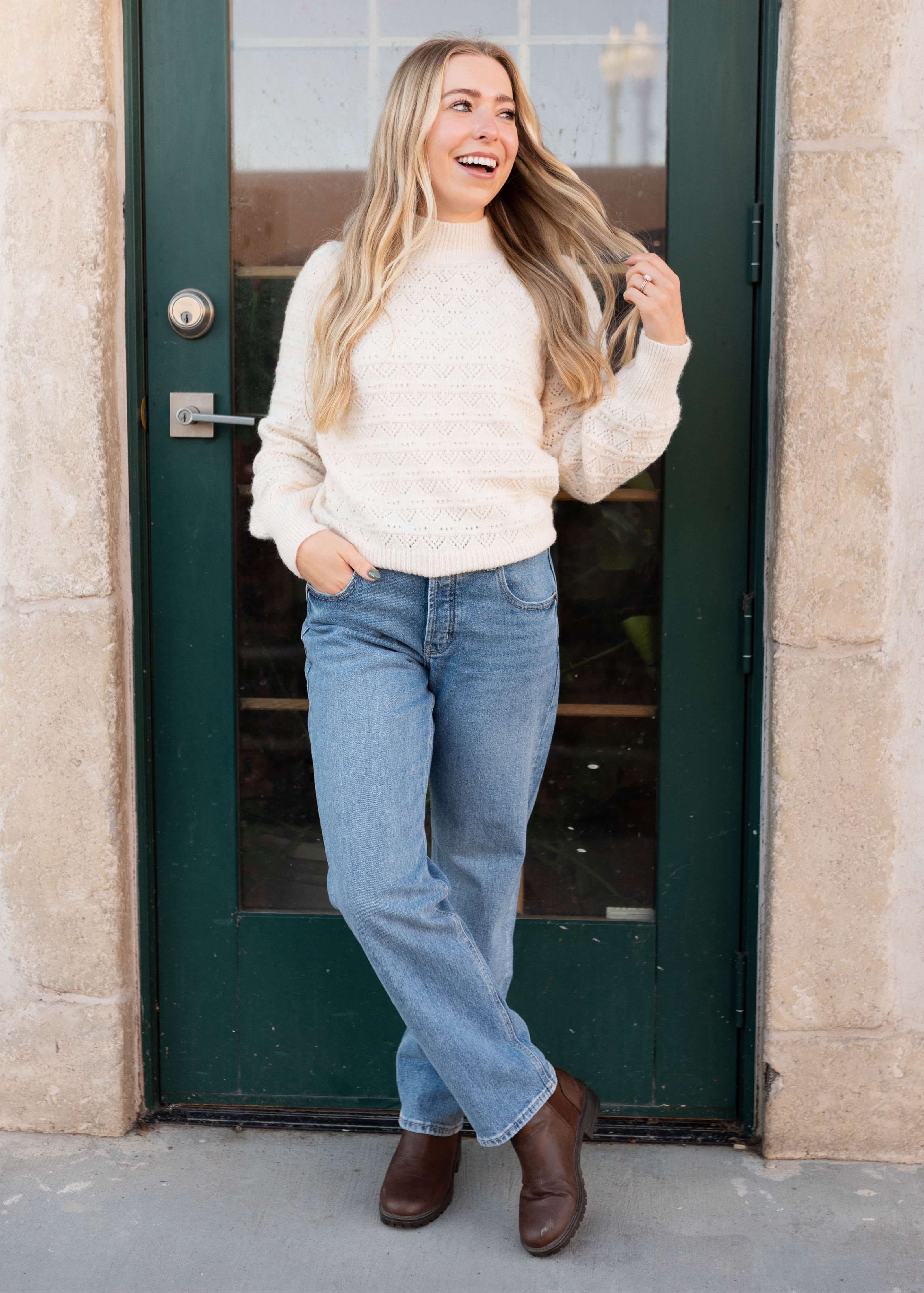Celestia Cream Puff Sweater