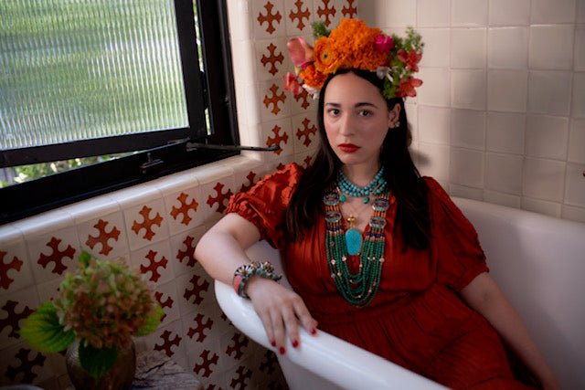 Ethnic Multistrand Turquoise Necklace