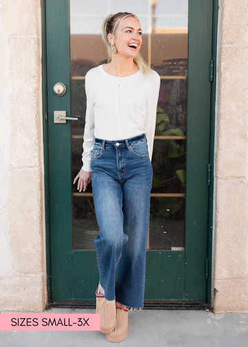 Deja Ivory Button Down Cardigan