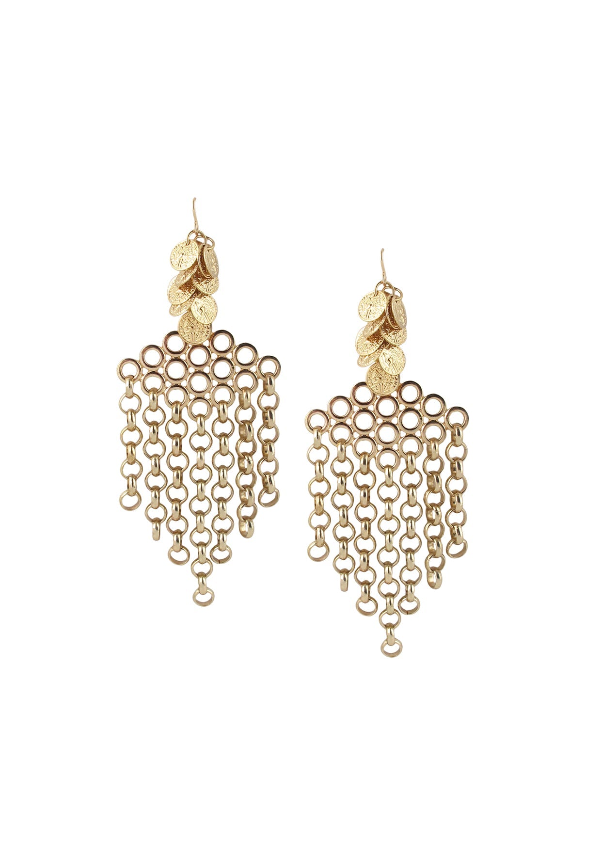 Gold Chandelier Earrings