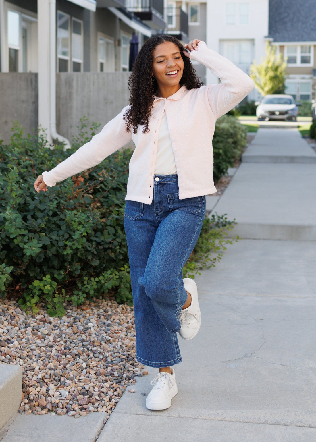 Hadlee Light Pink Cardigan