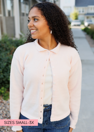 Hadlee Light Pink Cardigan