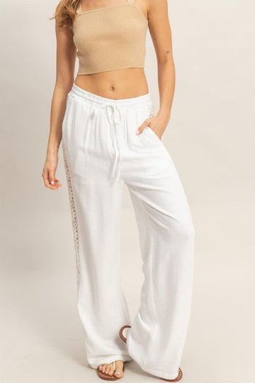 White Sands Linen Blend Pants