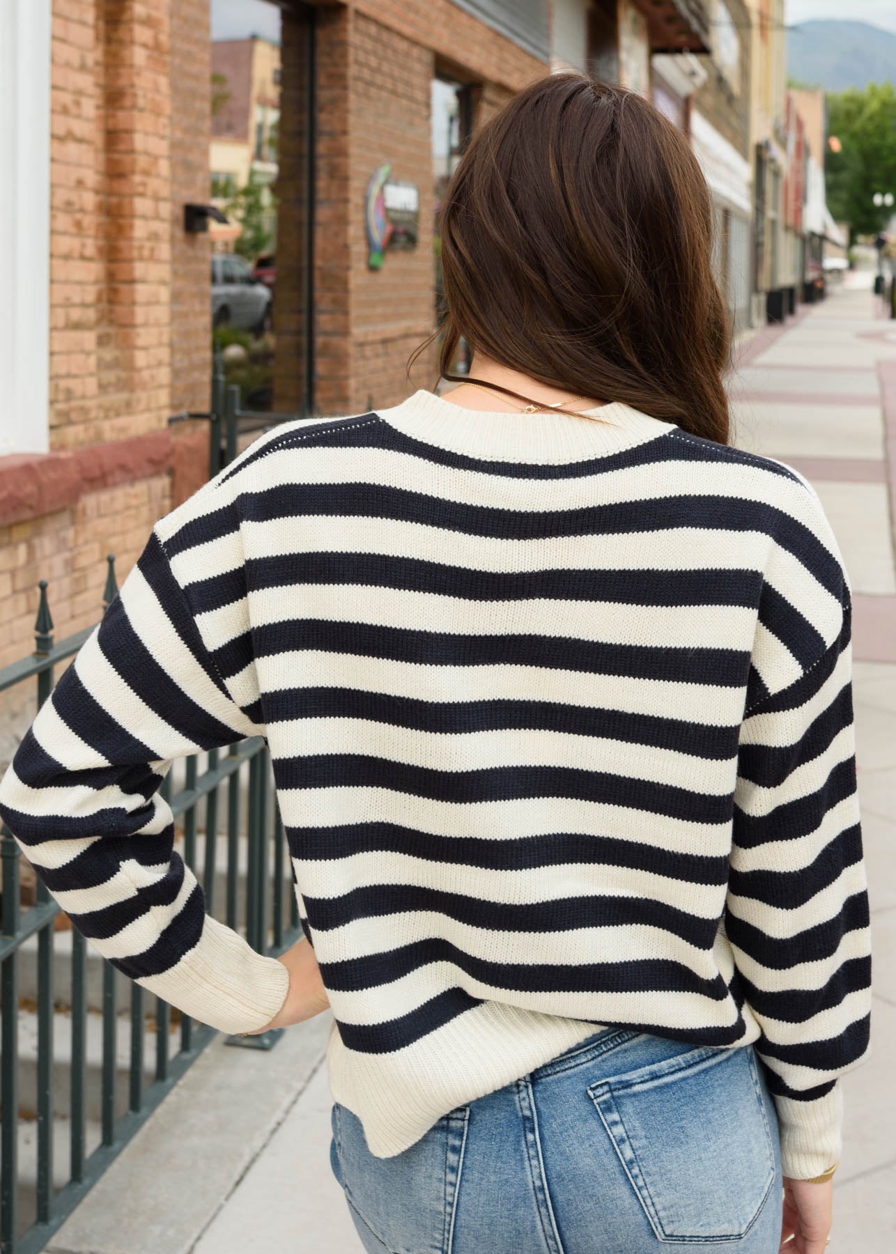 Josee Striped Cardigan