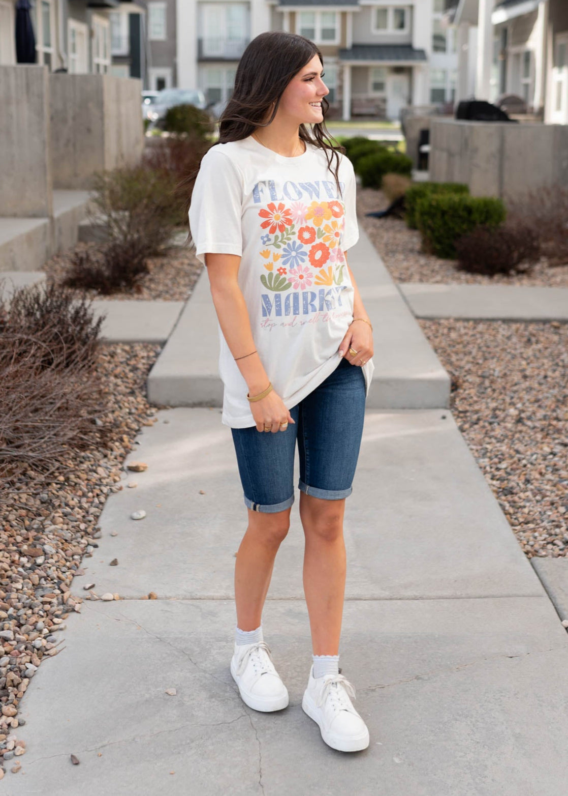 Karly High Rise Bermuda Shorts