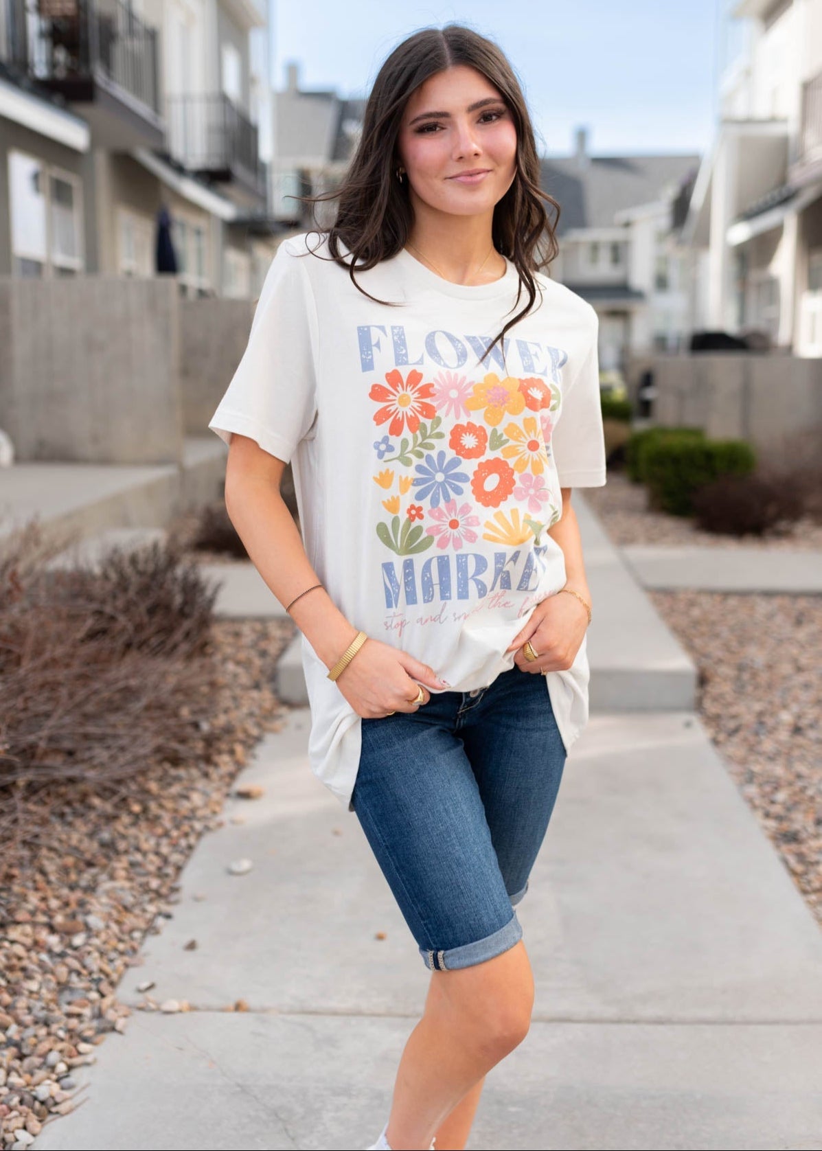 Karly High Rise Bermuda Shorts