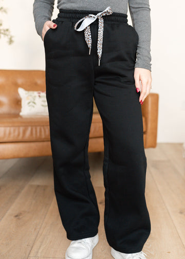 Kinsley Leopard Tie Sweatpants