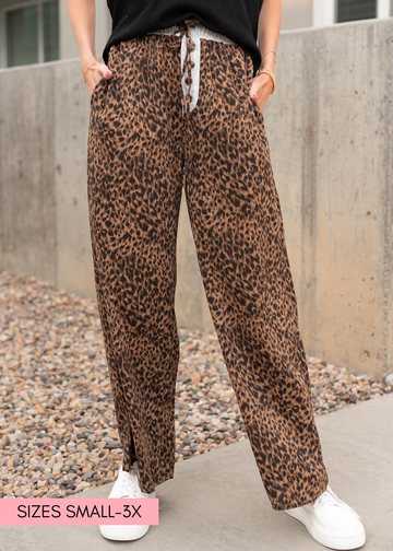 Kristin Leopard Print Pants