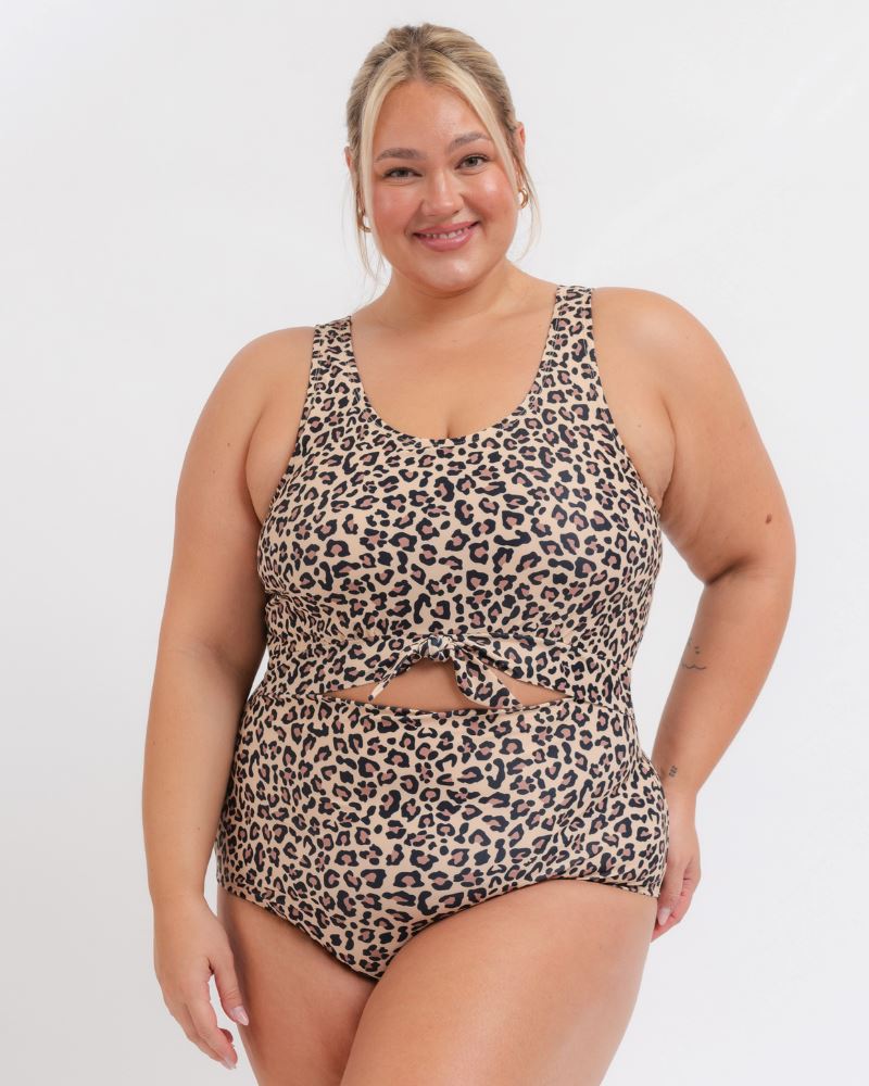 Cheetah Knotted One-Piece