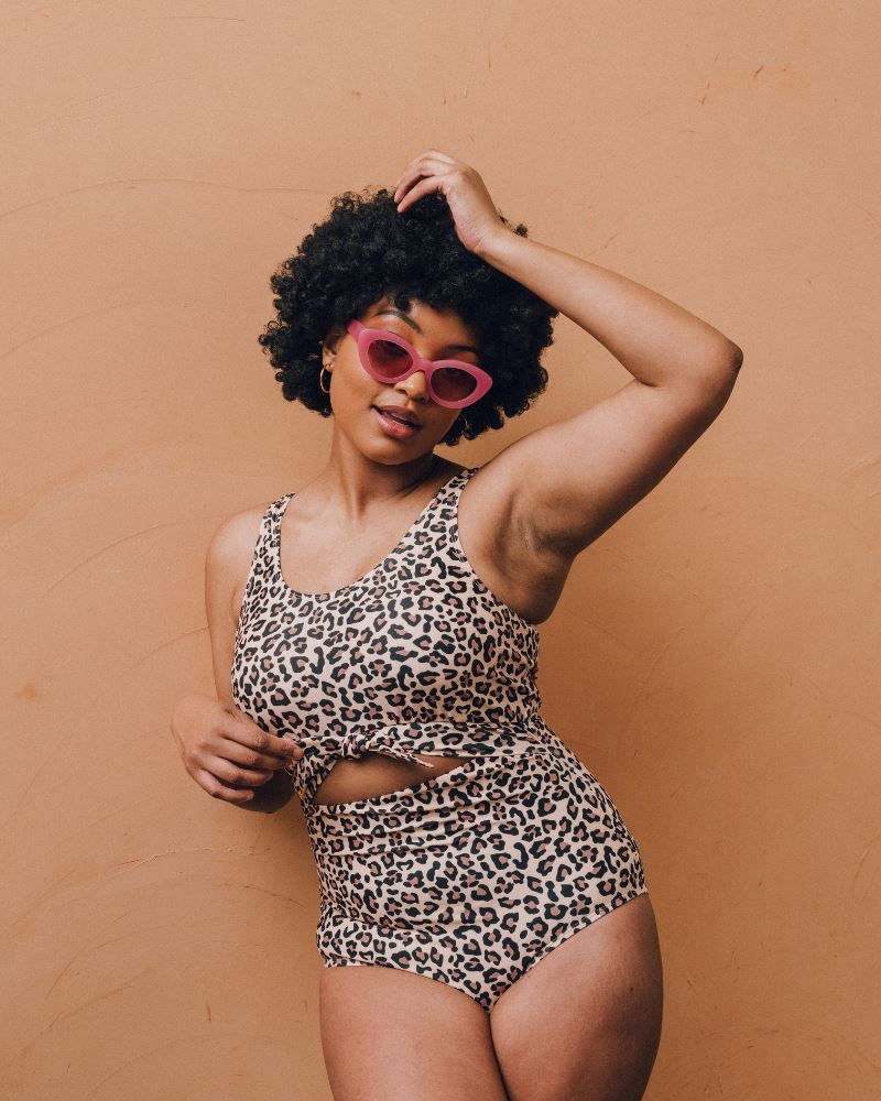 Cheetah Knotted One-Piece