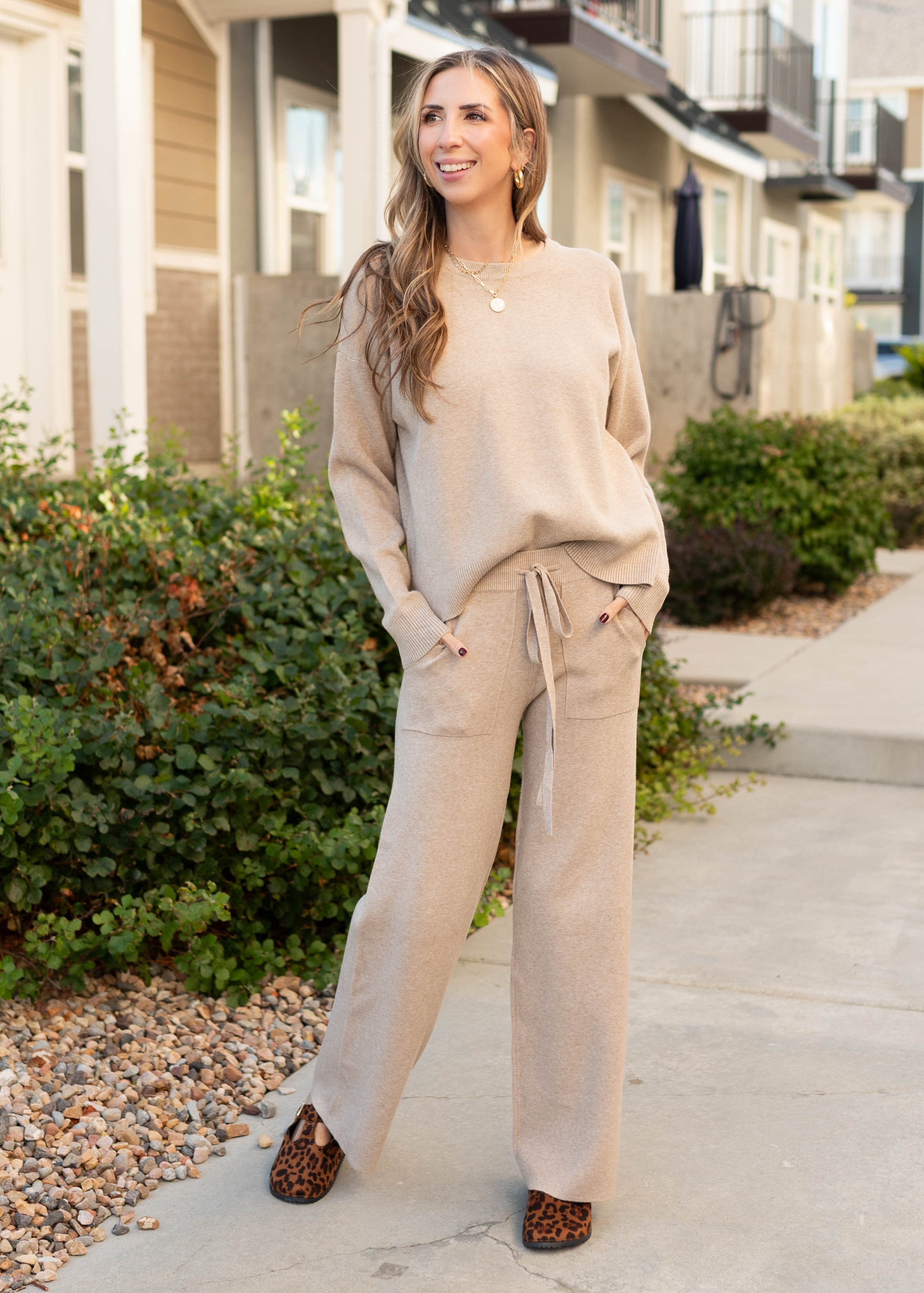 Lexi Taupe Sweater